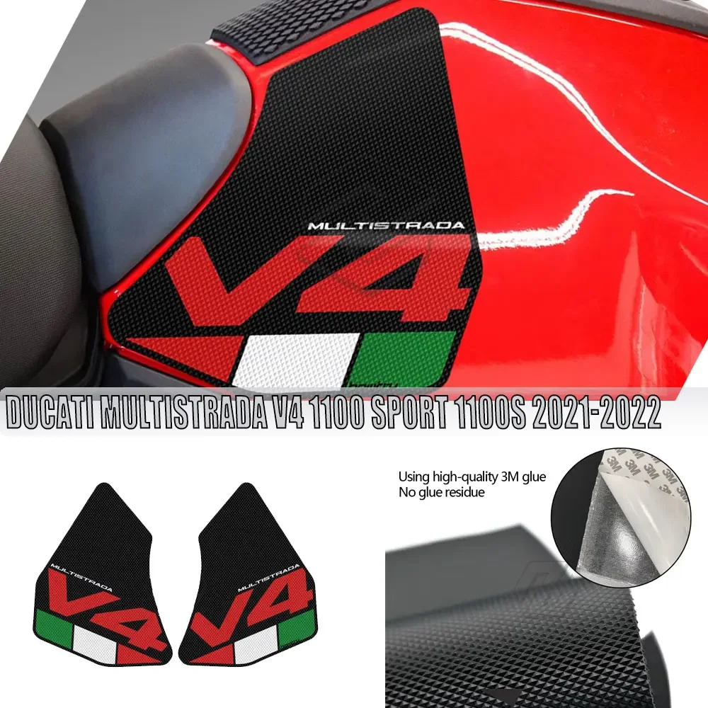 For Ducati Multistrada V4 1100 Sport 1100S 2021-2022 sticker Motorcycle Anti-slip Side Tank Pad Protection Knee Grip Mat
For Ducati Multistrada V4 1100 Sport 1100S 2021-2022 sticker Motorcycle Anti-slip Side Tank Pad Protection Knee Grip Mat