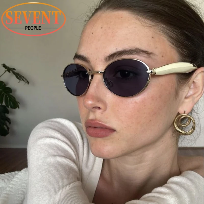 Trendy Small Frame Oval Punk Sunglasses Women 2025 Luxury Brand Vintage Steampunk Driving Sunglass UV400 Metal Shades For Ladies
Trendy Small Frame Oval Punk Sunglasses Women 2025 Luxury Brand Vintage Steampunk Driving Sunglass UV400 Metal Shades For Ladies