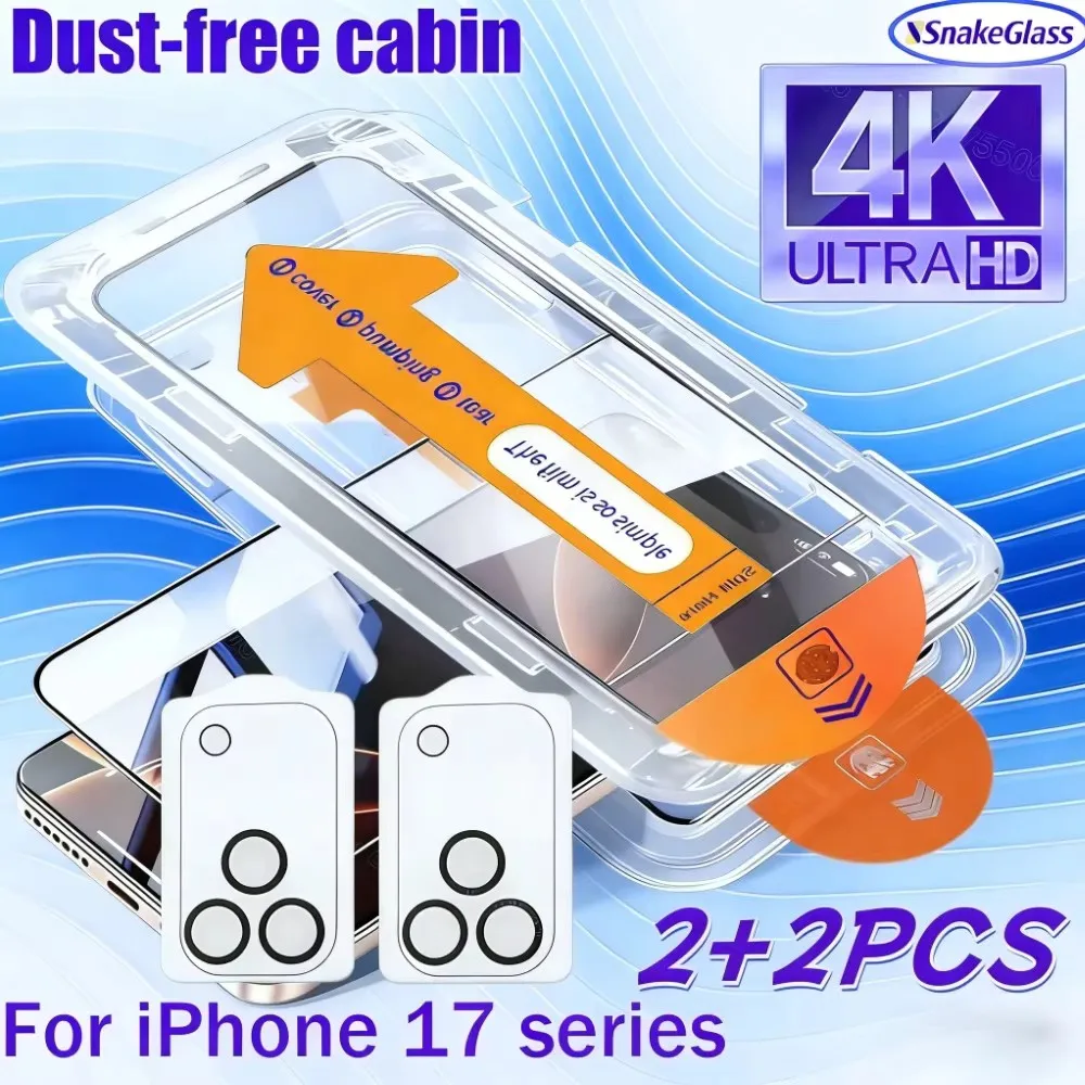 4in1 Tempered Glass for iPhone 17 Pro/17 16 15 14 13 Pro Max/Plus/16e/17 Air/13/14/15/17 Pro/Pro Max 16 Plus +Camera Lens Films
4in1 Tempered Glass for iPhone 17 Pro/17 16 15 14 13 Pro Max/Plus/16e/17 Air/13/14/15/17 Pro/Pro Max 16 Plus +Camera Lens Films