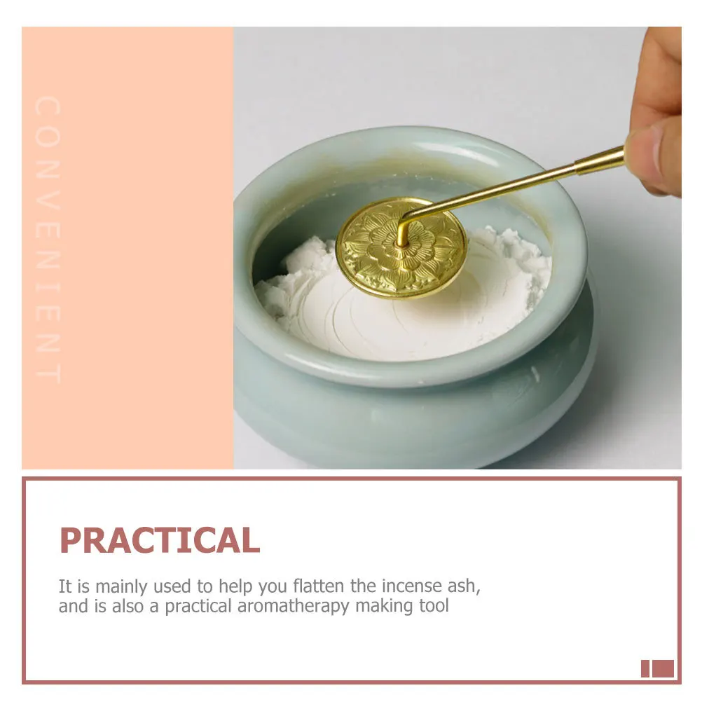 Copper Incense Ash Presser Long Handle Pressing Tool For Incense Burner Accessory Metal Ash Press Mold Diy Aromatherapy
Copper Incense Ash Presser Long Handle Pressing Tool For Incense Burner Accessory Metal Ash Press Mold Diy Aromatherapy