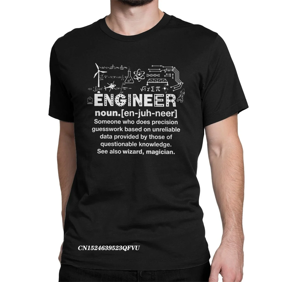 Vintage Engineer Humor Definition T-Shirts Men Crewneck Cotton Tshirt Engineering Harajuku Tees Party Clothing
Vintage Engineer Humor Definition T-Shirts Men Crewneck Cotton Tshirt Engineering Harajuku Tees Party Clothing