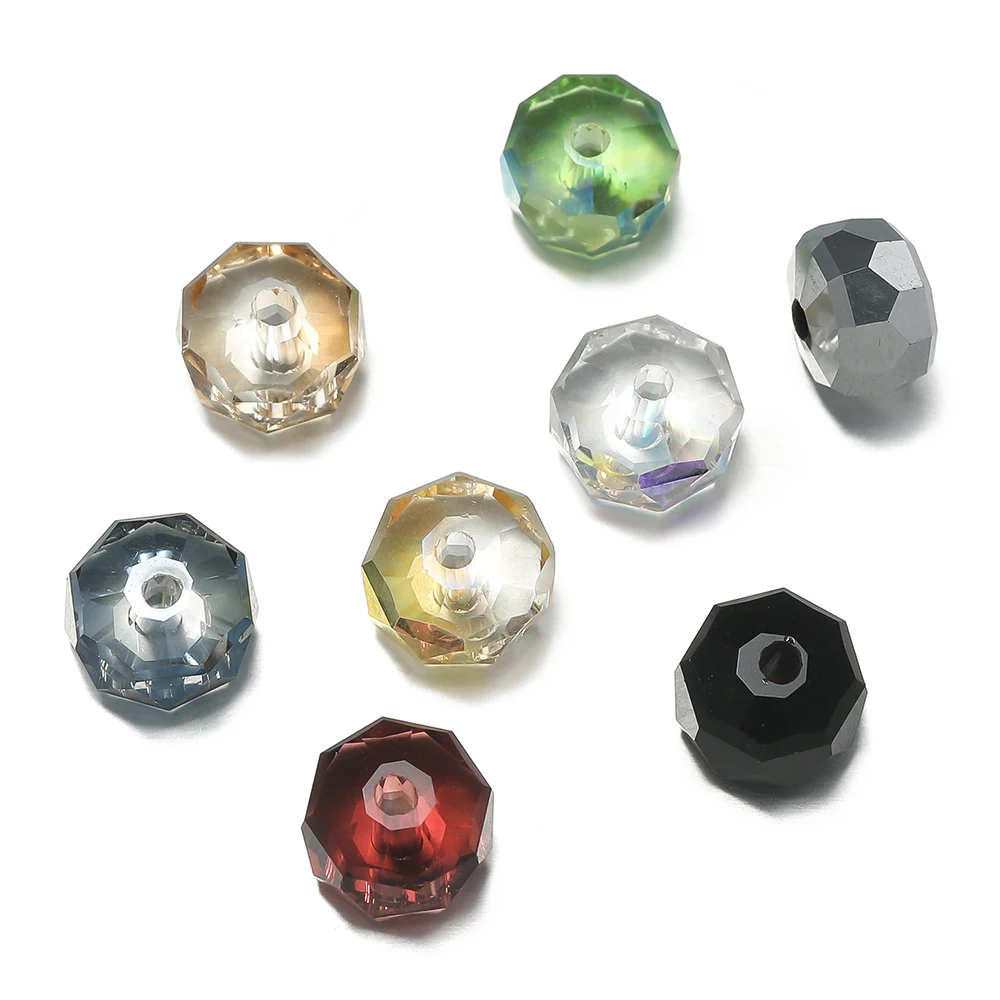 10Pcs 4.5*7.5mm Crystal Faceted Beads Spacer Loose Beads for DIY Bracelet Necklace Jewelry Making Supplies Accessories
10Pcs 4.5*7.5mm Crystal Faceted Beads Spacer Loose Beads for DIY Bracelet Necklace Jewelry Making Supplies Accessories