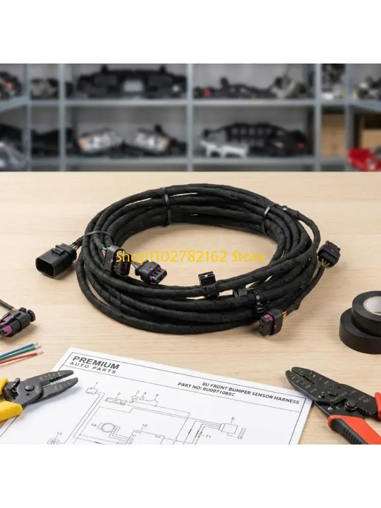 547B Parking Harness Automotive Accessories Easy Installation Front Bumper Parking Sensors Wiring for 8U 2016-2017
547B Parking Harness Automotive Accessories Easy Installation Front Bumper Parking Sensors Wiring for 8U 2016-2017