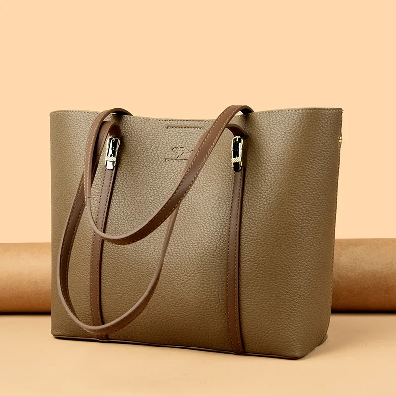High Quality Soft Leather Classic Women Handbags Luxury Designer Fashion Shopping Bag Brand Large Capacity Women's Shoulder Bag
High Quality Soft Leather Classic Women Handbags Luxury Designer Fashion Shopping Bag Brand Large Capacity Women's Shoulder Bag