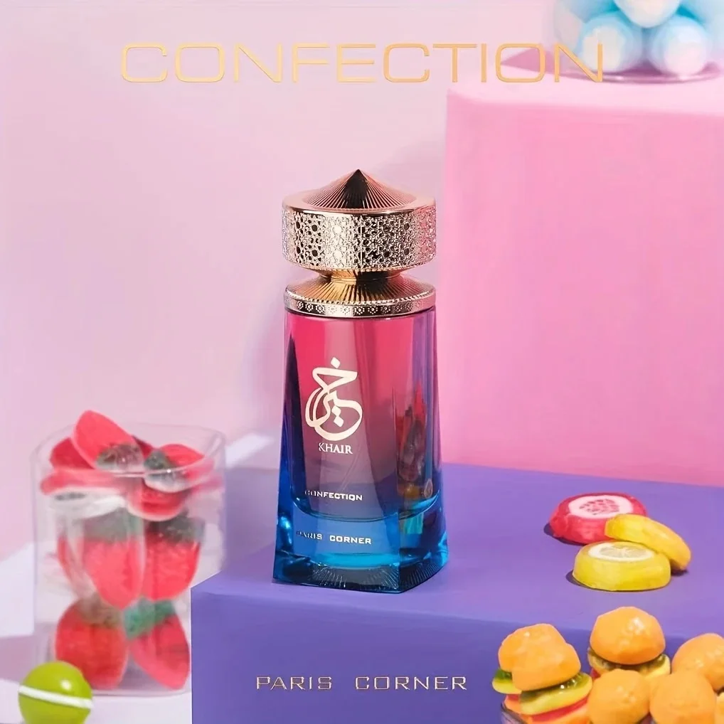 New Paris Corner Khair Confection Unisex perfume, 3.4 Fl Oz, for men and women
New Paris Corner Khair Confection Unisex perfume, 3.4 Fl Oz, for men and women