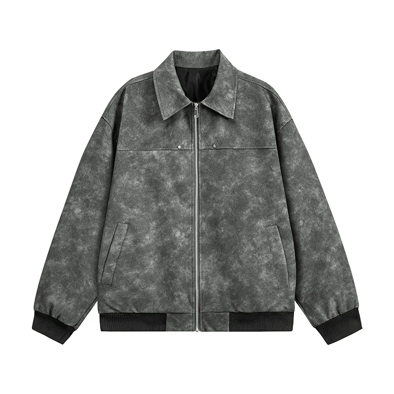Mens Japanese Style Leather Jacket PU Spring Autumn High Street Trendy Loose Fit Coat For Man
Mens Japanese Style Leather Jacket PU Spring Autumn High Street Trendy Loose Fit Coat For Man