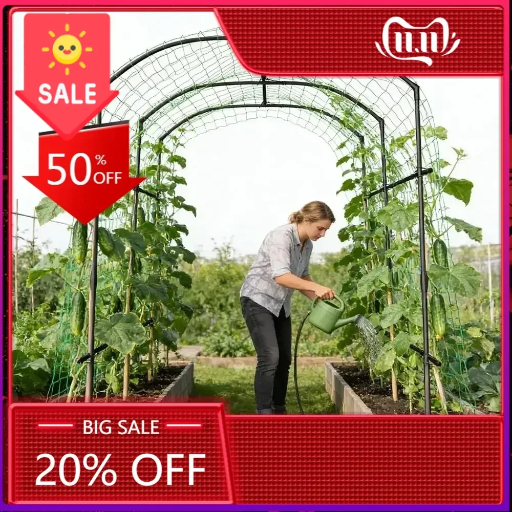 Бестселлер: Уличная арочная опора для растений, металлический каркас, 87 x 71 x 75, садовый туннель для вьющихся растений
Бестселлер: Уличная арочная опора для растений, металлический каркас, 87 x 71 x 75, садовый туннель для вьющихся растений
