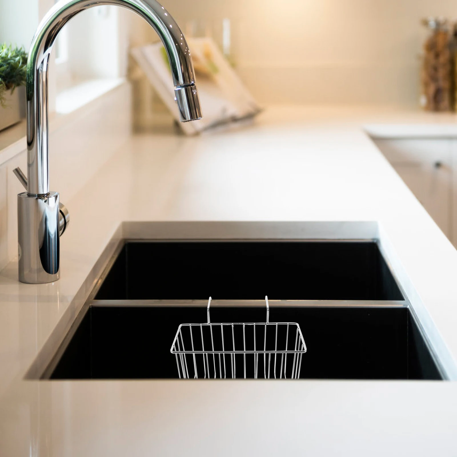 Kitchen Sink Basket Stainless Steel Draining Rack Plastic Sponge Holder Safe Sink Storage Container Strainer Basket
Kitchen Sink Basket Stainless Steel Draining Rack Plastic Sponge Holder Safe Sink Storage Container Strainer Basket