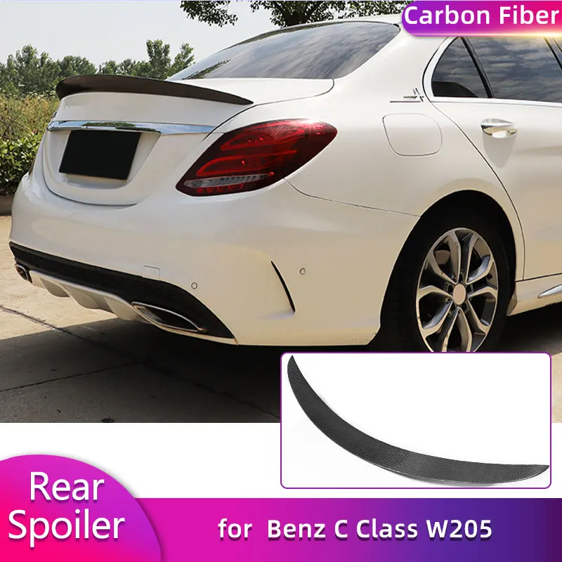 Full Carbon Fiber Rear Trunk Spoiler Wings for Mercedes Benz C Class W205 C200 Sedan 2015-2021 Car Rear Spoiler Wing Lip FRP
Full Carbon Fiber Rear Trunk Spoiler Wings for Mercedes Benz C Class W205 C200 Sedan 2015-2021 Car Rear Spoiler Wing Lip FRP
