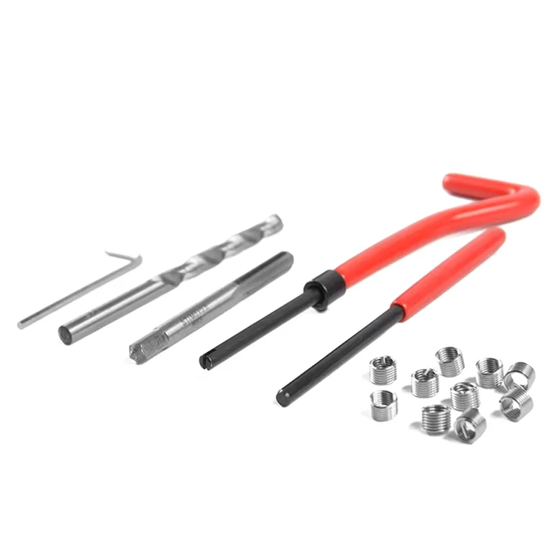Y50A-30PCS Thread Repair Kit For Restoring Damaged Thread Spanner Wrench Twist Drill Bit Hand Tool Thread Repair Tools M5x0.8
Y50A-30PCS Thread Repair Kit For Restoring Damaged Thread Spanner Wrench Twist Drill Bit Hand Tool Thread Repair Tools M5x0.8