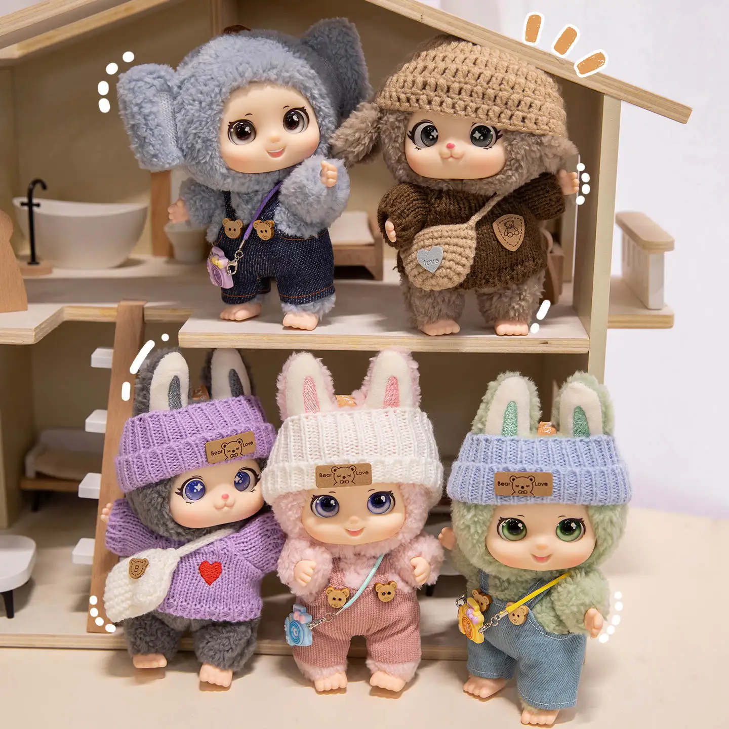 Cute PVC Figurines Clothes, Cute Toy Animal Costumes, PVC Figurine Clothing Set, DIY Figurines, The Best Gift
Cute PVC Figurines Clothes, Cute Toy Animal Costumes, PVC Figurine Clothing Set, DIY Figurines, The Best Gift