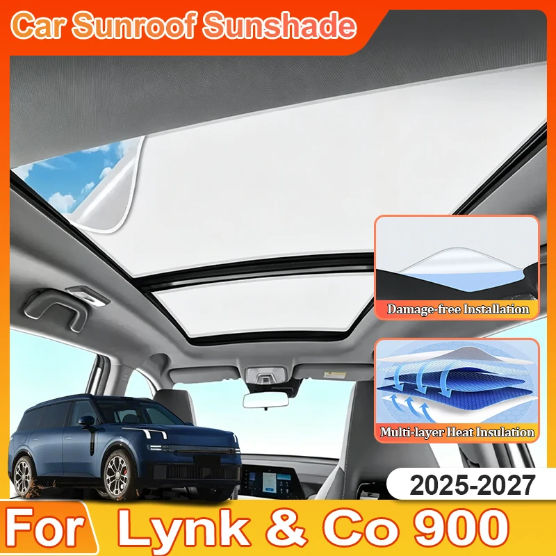 For Lynk & Co 900 Accessories 2025 2026 2027 L946 Heat Insulation Sky Curtain Sunshade Sun Protection Car Sunshades Sunroof Tool
For Lynk & Co 900 Accessories 2025 2026 2027 L946 Heat Insulation Sky Curtain Sunshade Sun Protection Car Sunshades Sunroof Tool