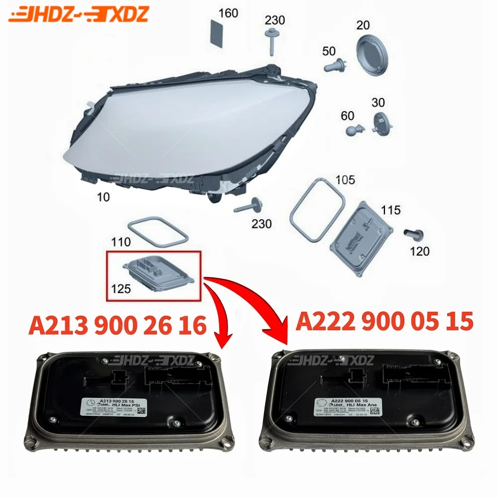 Оригинальный модуль управления фарами, компьютерный блок, балласт для Mercedes-Benz W205 W213 C180 200 220 E250 E300 A2229000515 2139002616
Оригинальный модуль управления фарами, компьютерный блок, балласт для Mercedes-Benz W205 W213 C180 200 220 E250 E300 A2229000515 2139002616