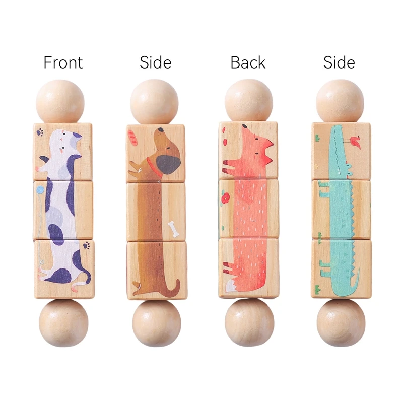 Wooden Baby Rattles Toys Rotating Animal Shaped Matching Blocks Toys Children Montessori Puzzle Toy Newborn Christmas Kids Gifts
Wooden Baby Rattles Toys Rotating Animal Shaped Matching Blocks Toys Children Montessori Puzzle Toy Newborn Christmas Kids Gifts