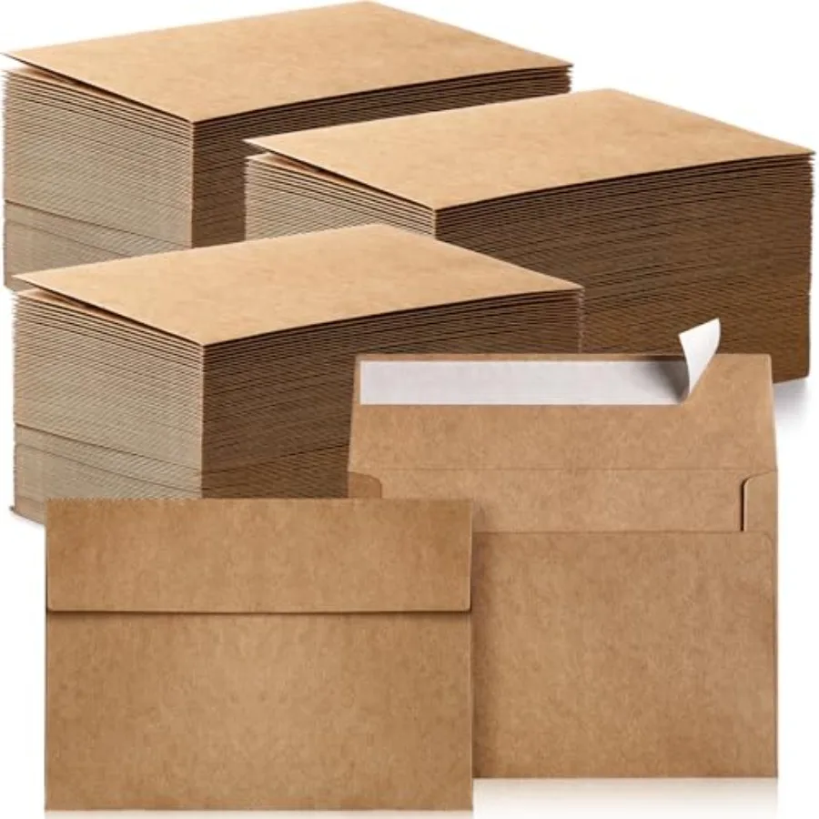 Pack Brown Envelopes Bulk, Kraft Envelopes for Invitation, 120 GSM Gift Card for Office, Gift, Party, Baby Shower, Wedding A6,
Pack Brown Envelopes Bulk, Kraft Envelopes for Invitation, 120 GSM Gift Card for Office, Gift, Party, Baby Shower, Wedding A6,