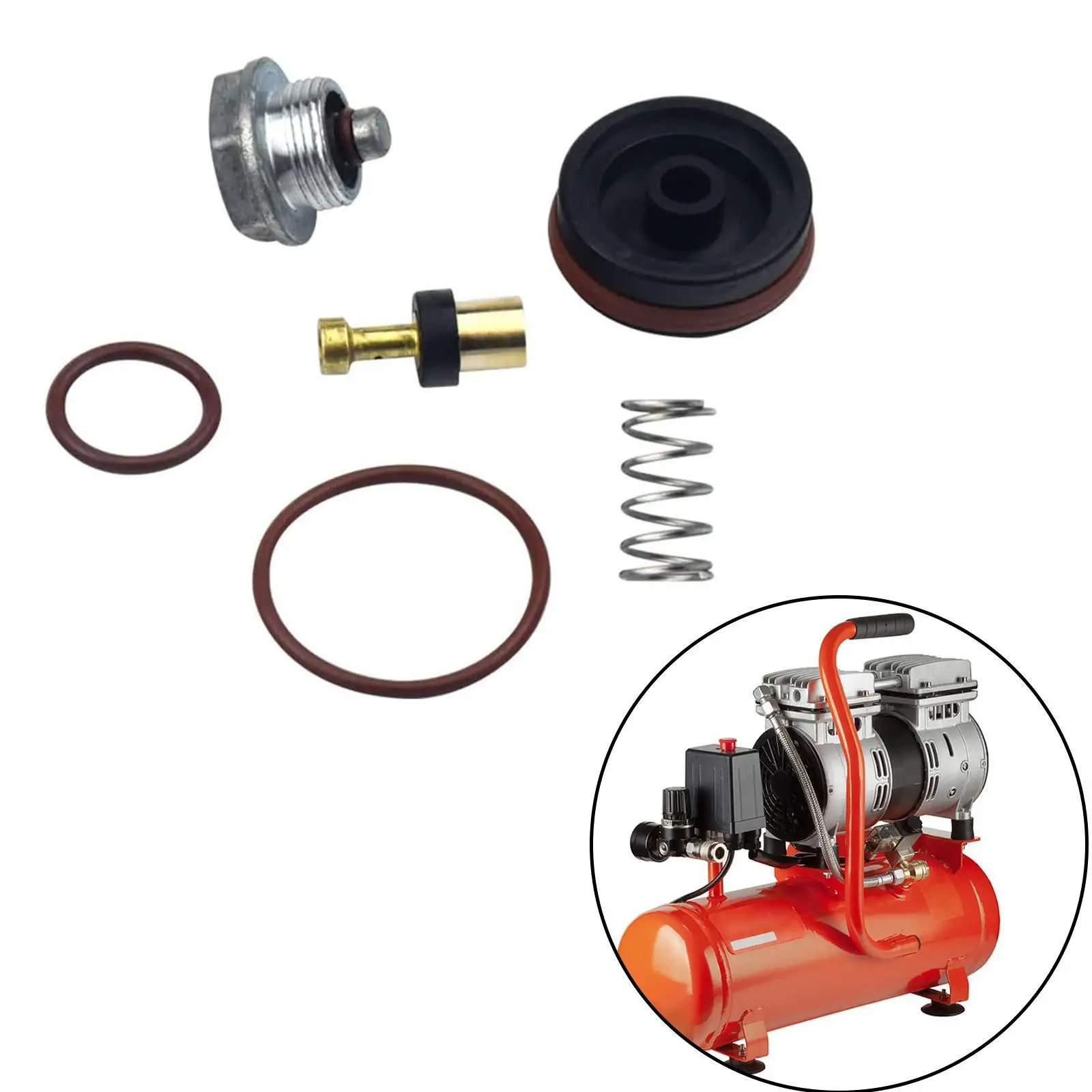 Air Compressor Regulator Repair Set, Replacement N008792 Tool Easy Installation Repair Kit for 91915216 919167784 91916770
Air Compressor Regulator Repair Set, Replacement N008792 Tool Easy Installation Repair Kit for 91915216 919167784 91916770