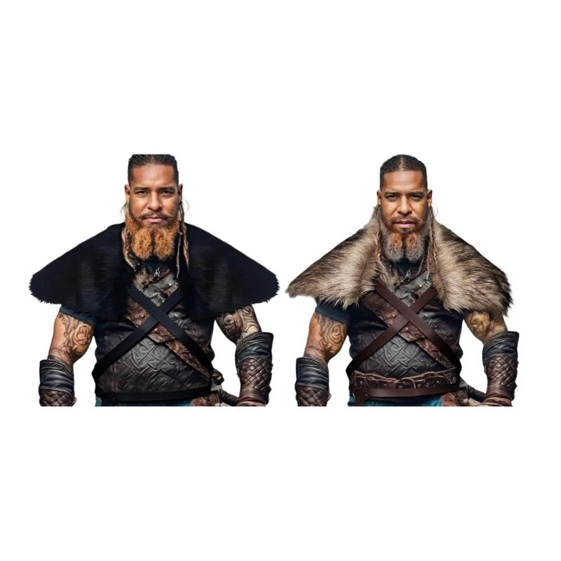 DXAE Vikinges Furs Collar Warriour Cape Shawl Medievals Knights Shoulder Wrap Shawl Halloween Renaissances Cosplay Costumes
DXAE Vikinges Furs Collar Warriour Cape Shawl Medievals Knights Shoulder Wrap Shawl Halloween Renaissances Cosplay Costumes