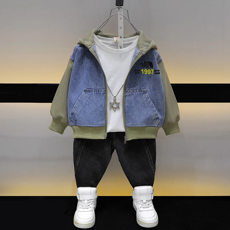 Модная джинсовая куртка для мальчиков, весенне-осенняя, стильная, с длинными рукавами, приталенного кроя, из дышащей хлопковой смеси, для подростков
Модная джинсовая куртка для мальчиков, весенне-осенняя, стильная, с длинными рукавами, приталенного кроя, из дышащей хлопковой смеси, для подростков