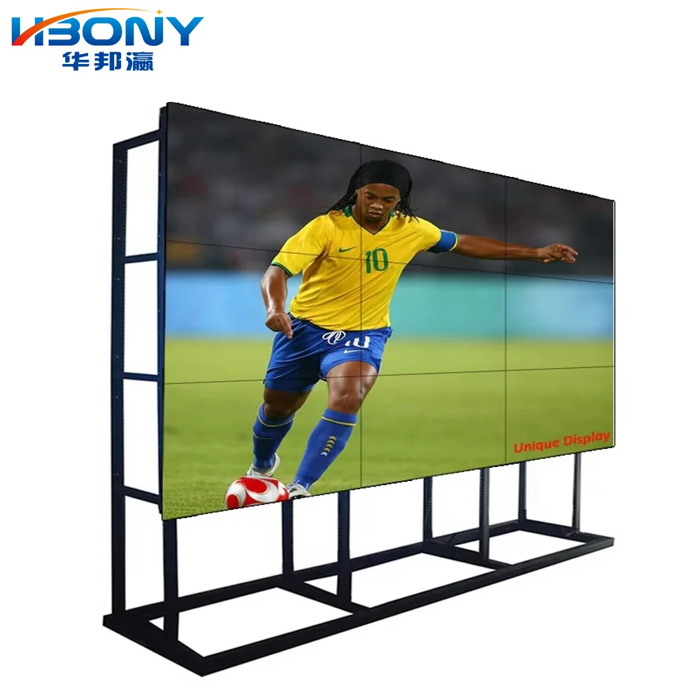 46 49 55 65 Inch LED Backlight Curved 3x3 LCD Video Wall
46 49 55 65 Inch LED Backlight Curved 3x3 LCD Video Wall