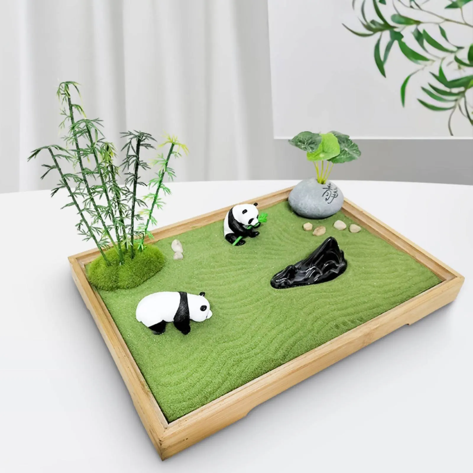 Panda Sand Tray Decor Compact Rabbit Creature Sand Table Miniature Desk Landscape Tabletop Decoration Desktop Zen Garden
Panda Sand Tray Decor Compact Rabbit Creature Sand Table Miniature Desk Landscape Tabletop Decoration Desktop Zen Garden