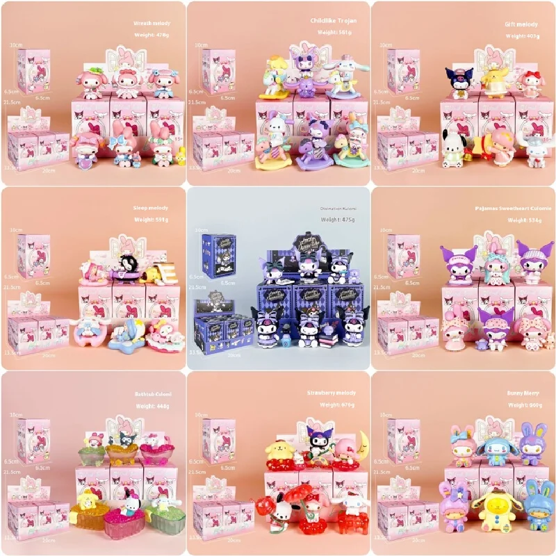 Sanrio Blind Box Kulomi Divination Meiletipa Cha Handmade Anime Cartoon Cute Model Ornaments Trendy Play Surprise Happy Blind Bo
Sanrio Blind Box Kulomi Divination Meiletipa Cha Handmade Anime Cartoon Cute Model Ornaments Trendy Play Surprise Happy Blind Bo