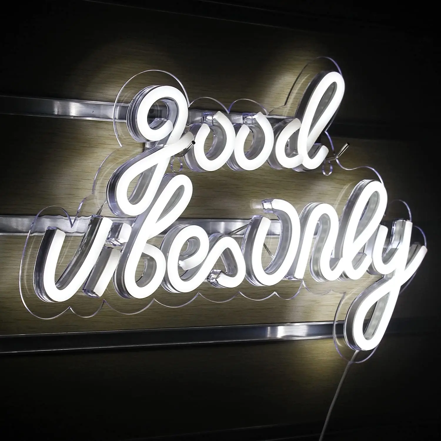 Good Vibes Only Neon Sign Letters Neon Light Sign LED Night Lights For Beauty Salon Studio Home Room Decoration Gift For Girls
Good Vibes Only Neon Sign Letters Neon Light Sign LED Night Lights For Beauty Salon Studio Home Room Decoration Gift For Girls