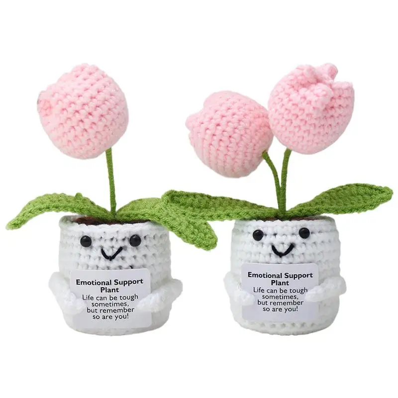 Emotional Support Crochet Flower Knitted Doll Home Decoration Positive Emotional Flower Crochet Doll Gifts for Kids Adults
Emotional Support Crochet Flower Knitted Doll Home Decoration Positive Emotional Flower Crochet Doll Gifts for Kids Adults