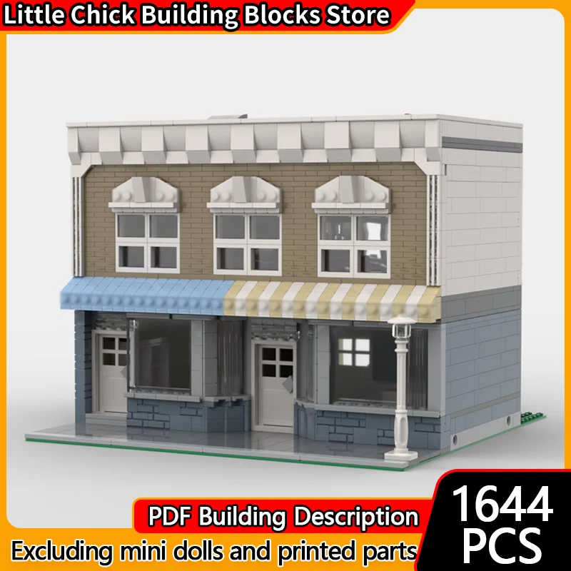 City Street View Model MOC Building Bricks Small Town Store Modular Technology Children Holiday Gifts Assemble Toys Suit
City Street View Model MOC Building Bricks Small Town Store Modular Technology Children Holiday Gifts Assemble Toys Suit