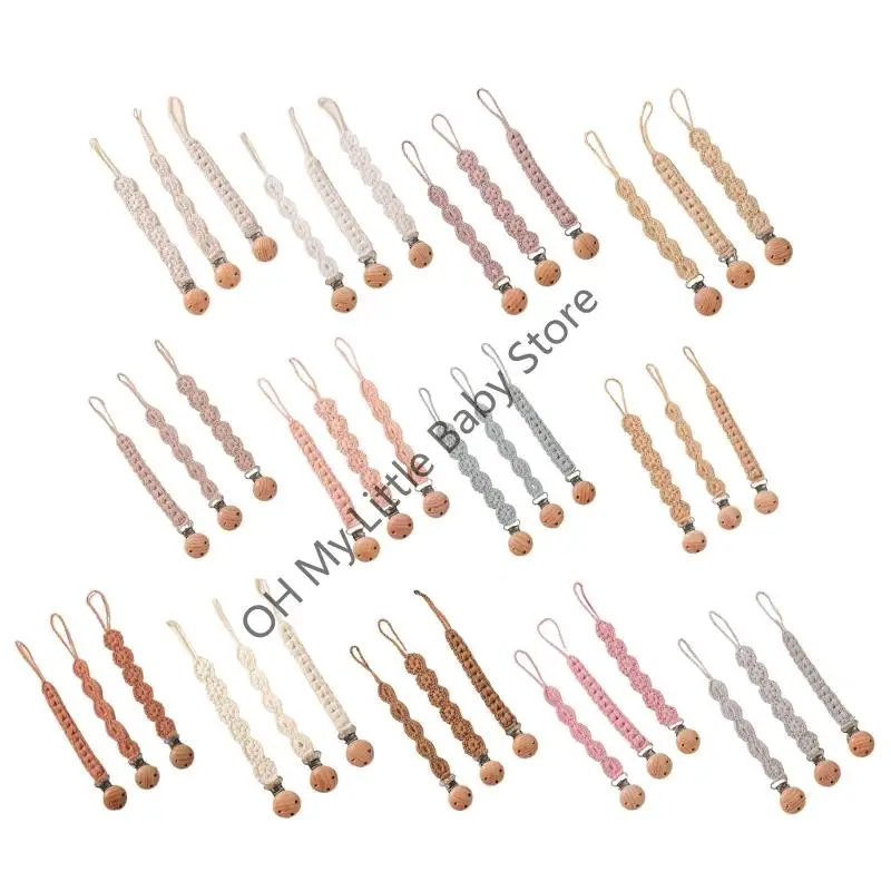 M76C 3pcs Newborns Dummy Chain Baby Soother Chain Pacifier Holder Woven Dummy Clip Toddlers Infant Pacifier Strap Baby Supply
M76C 3pcs Newborns Dummy Chain Baby Soother Chain Pacifier Holder Woven Dummy Clip Toddlers Infant Pacifier Strap Baby Supply