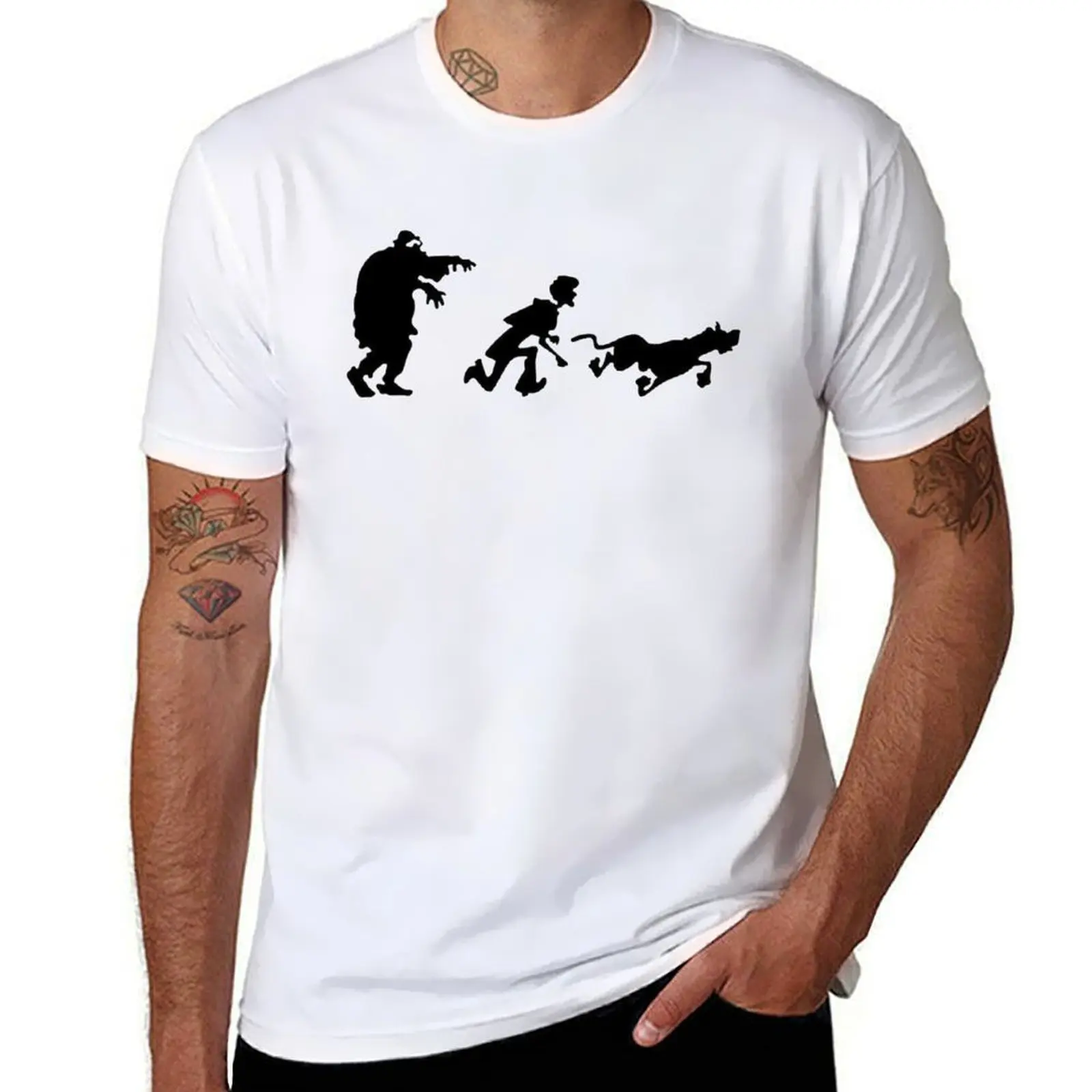 Mystery gang chase silhouette T-Shirt Anime t-shirt animal prinfor boys cotton graphic tees sports fans Men's cotton t-shirt
Mystery gang chase silhouette T-Shirt Anime t-shirt animal prinfor boys cotton graphic tees sports fans Men's cotton t-shirt
