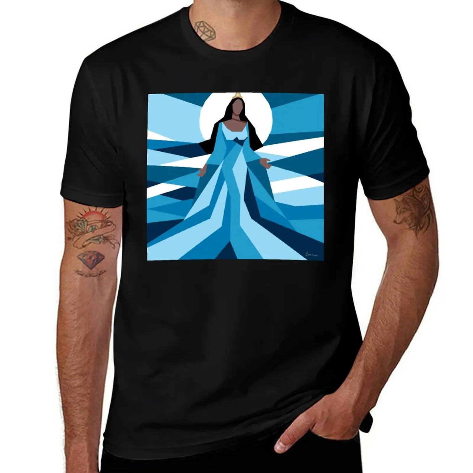 Iemanjá a Rainha do Mar T-Shirt cotton graphic tees blue archive graphics Men's t-shirt
Iemanjá a Rainha do Mar T-Shirt cotton graphic tees blue archive graphics Men's t-shirt