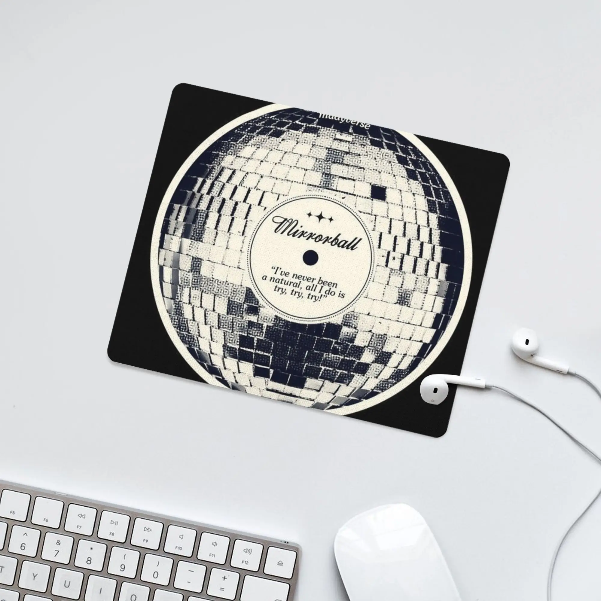 Fashion Mousepad for Office Desk Gaming Study Room Daily Use Complements Modern Lifestyle Decor TS Mirrorball Desk Accessories
Fashion Mousepad for Office Desk Gaming Study Room Daily Use Complements Modern Lifestyle Decor TS Mirrorball Desk Accessories