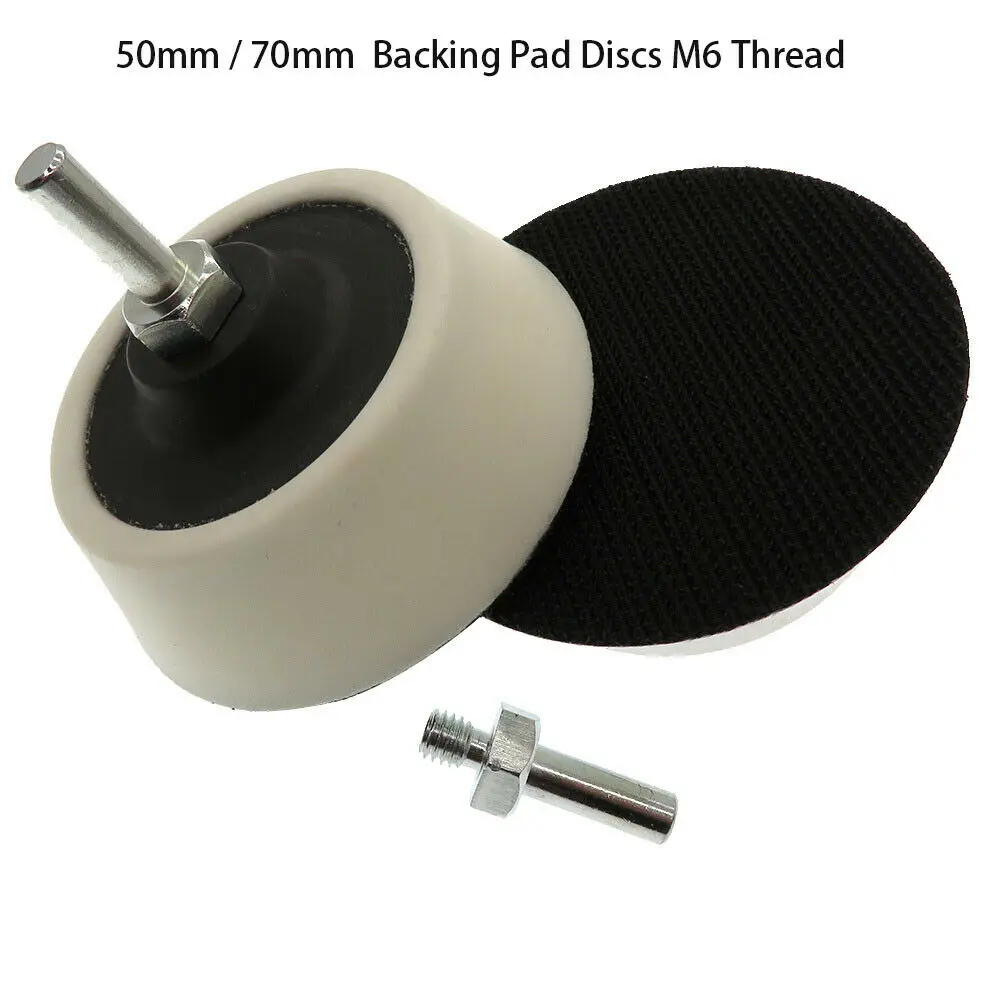 50mm 70mm Hook & Loop Sanding Backing Pad Discs M6 Thread For Sanding Disc Drill Abrasive Sandpaper Buffing Pads
50mm 70mm Hook & Loop Sanding Backing Pad Discs M6 Thread For Sanding Disc Drill Abrasive Sandpaper Buffing Pads