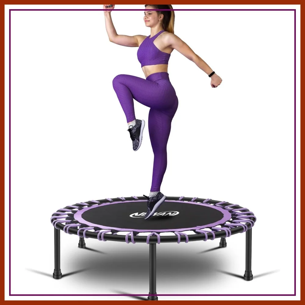 40"-48" Silent Mini Trampoline Fitness Rebounder for Adults Max 330lbs
40"-48" Silent Mini Trampoline Fitness Rebounder for Adults Max 330lbs