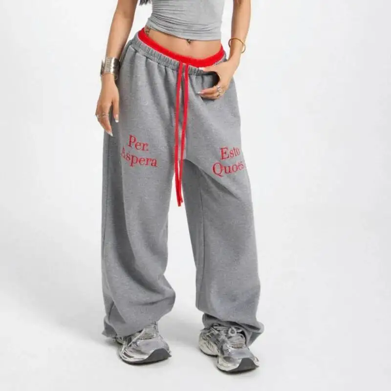 Trendy Hip Hop High Waist Casual Pants New 2000s Aesthetic Harajuku Loose Sports Joggings Baggy Pants Grunge Emo Trousers Women
Trendy Hip Hop High Waist Casual Pants New 2000s Aesthetic Harajuku Loose Sports Joggings Baggy Pants Grunge Emo Trousers Women