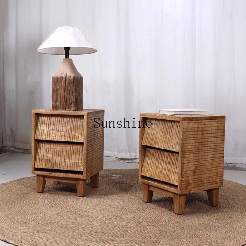 Wabi Sanfeng Bedside Solid Wood Small Side Cabinet B & B Hotel Log Simple Modern Bedroom Bedside Storage
Wabi Sanfeng Bedside Solid Wood Small Side Cabinet B & B Hotel Log Simple Modern Bedroom Bedside Storage