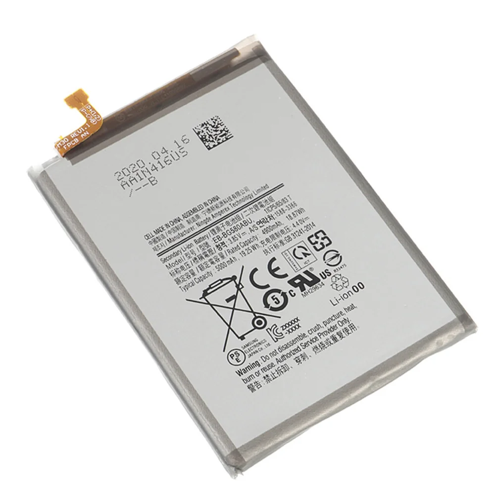 Brand new EB-BG580ABU 5000mAh Battery For samsung galaxy m20 replacement capacity Batteries Fast shipping+Tools
Brand new EB-BG580ABU 5000mAh Battery For samsung galaxy m20 replacement capacity Batteries Fast shipping+Tools
