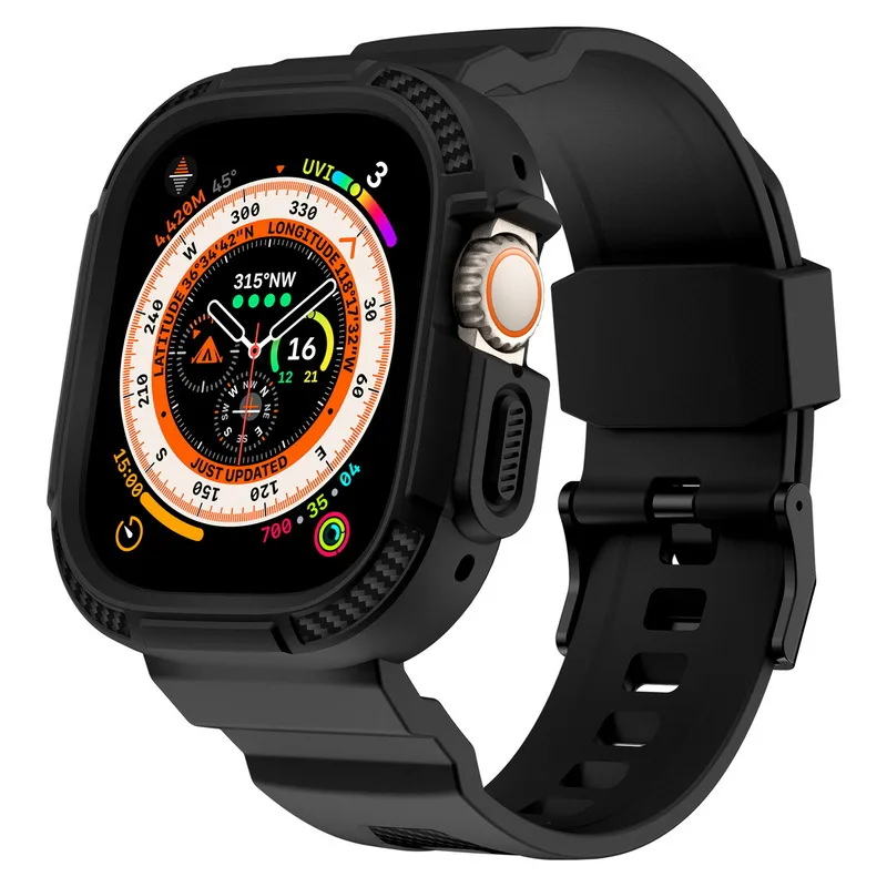 For Apple Watch 6789 10 11 Ultra Carbon Fiber Anti-drop Protection Integrated Smart Watch Straps 49mm 46mm 45mm
For Apple Watch 6789 10 11 Ultra Carbon Fiber Anti-drop Protection Integrated Smart Watch Straps 49mm 46mm 45mm