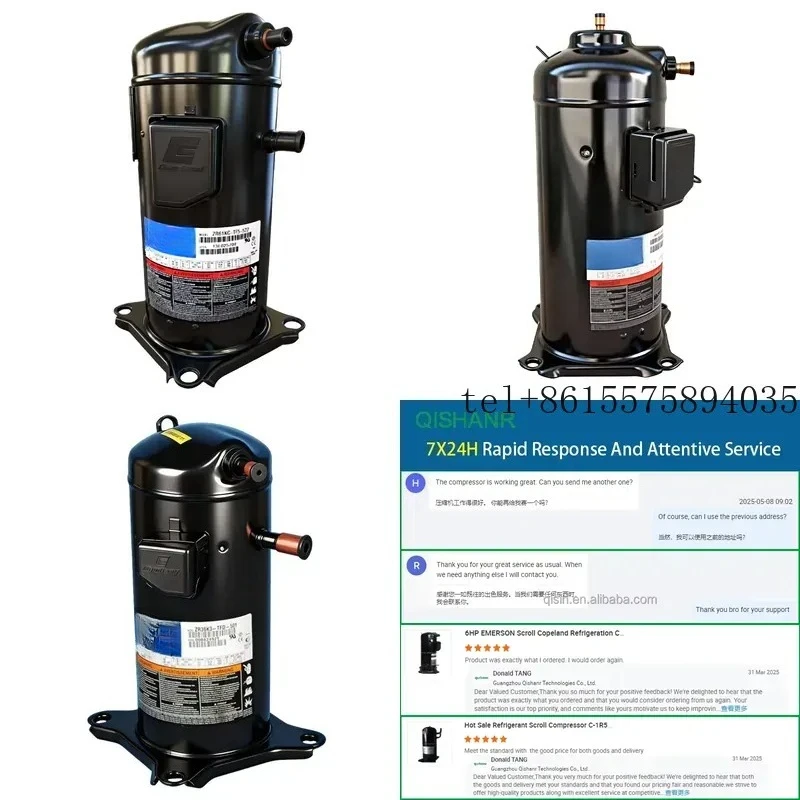 Hot Copeland ZR61KC-TFD-230 Scroll Compressor R22 5HP for Home Commercial Air Conditioner HVAC Cooling
Hot Copeland ZR61KC-TFD-230 Scroll Compressor R22 5HP for Home Commercial Air Conditioner HVAC Cooling