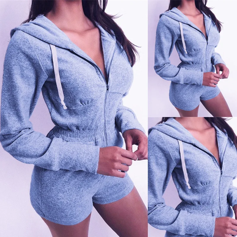 SKMY Solid Color Long Sleeved Sexy Short Playsuits 2023 Autumn And Winter New Casual Hooded Knitted Women's High-end
SKMY Solid Color Long Sleeved Sexy Short Playsuits 2023 Autumn And Winter New Casual Hooded Knitted Women's High-end