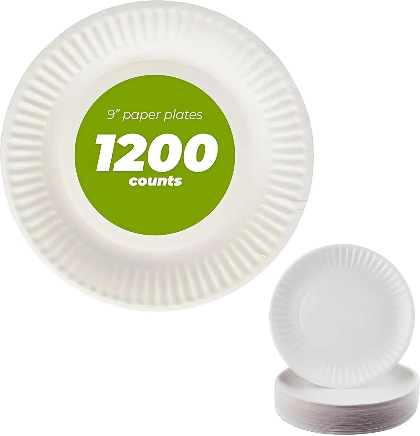 Бумажные тарелки без покрытия, 9 дюймов, белые, оптовая упаковка 1200 штук для вечеринок и повседневного использования
Бумажные тарелки без покрытия, 9 дюймов, белые, оптовая упаковка 1200 штук для вечеринок и повседневного использования