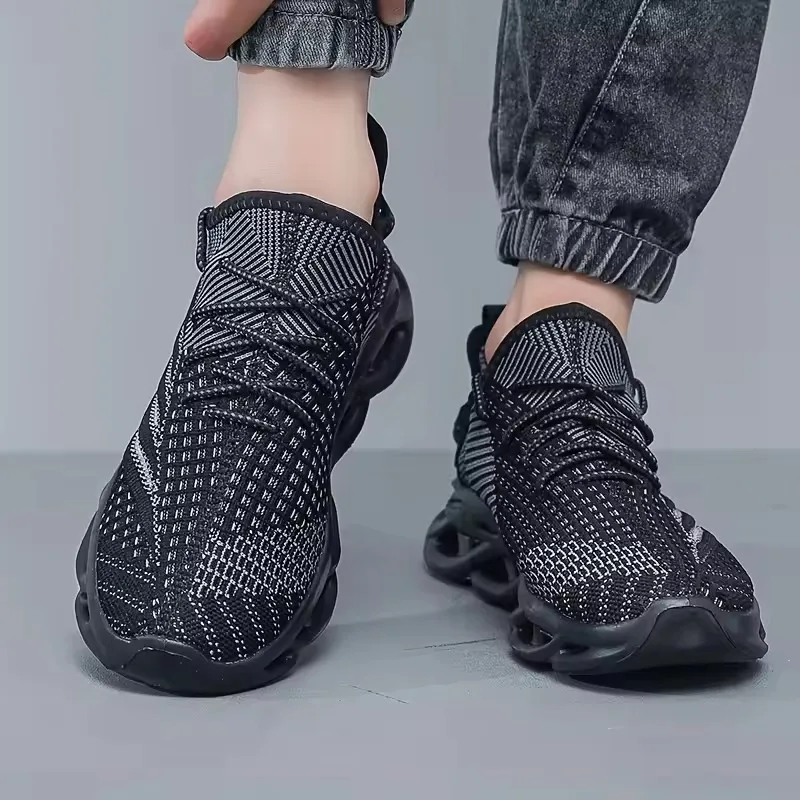 Classic Style Men's Sports Shoes Soft High-quality Knitted Upper Breathable Basketball Shoes Lightweight Men's Walking Shoes
Classic Style Men's Sports Shoes Soft High-quality Knitted Upper Breathable Basketball Shoes Lightweight Men's Walking Shoes