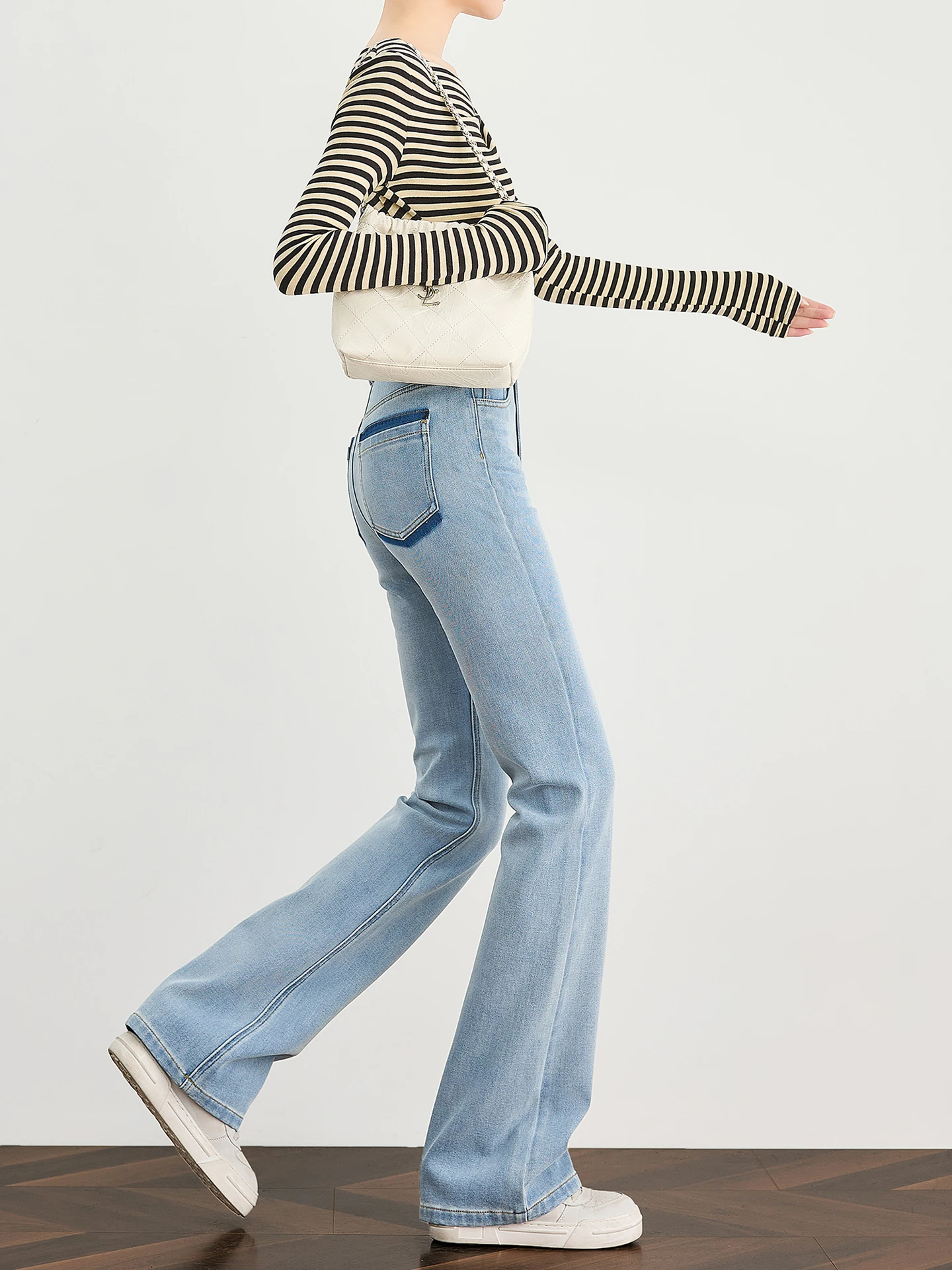 High Waist Micro Flared Jeans Women's Spring 2026 New Style Drapey Light Blue Denim Pants Comfortable Cotton Blend Wear Resis...
High Waist Micro Flared Jeans Women's Spring 2026 New Style Drapey Light Blue Denim Pants Comfortable Cotton Blend Wear Resis...