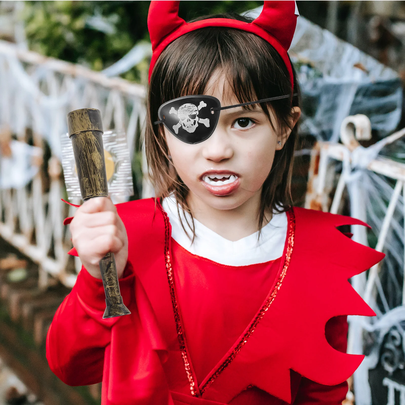 1 Set Pirate Captain Costume for Halloween Cosplay Party Fancy Dress with Knife Prop and Accessories Kit
1 Set Pirate Captain Costume for Halloween Cosplay Party Fancy Dress with Knife Prop and Accessories Kit