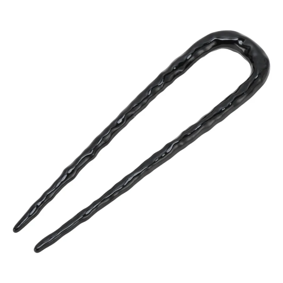 U-shaped Texture Hair Pin for Women 1 Pc Black
U-shaped Texture Hair Pin for Women 1 Pc Black