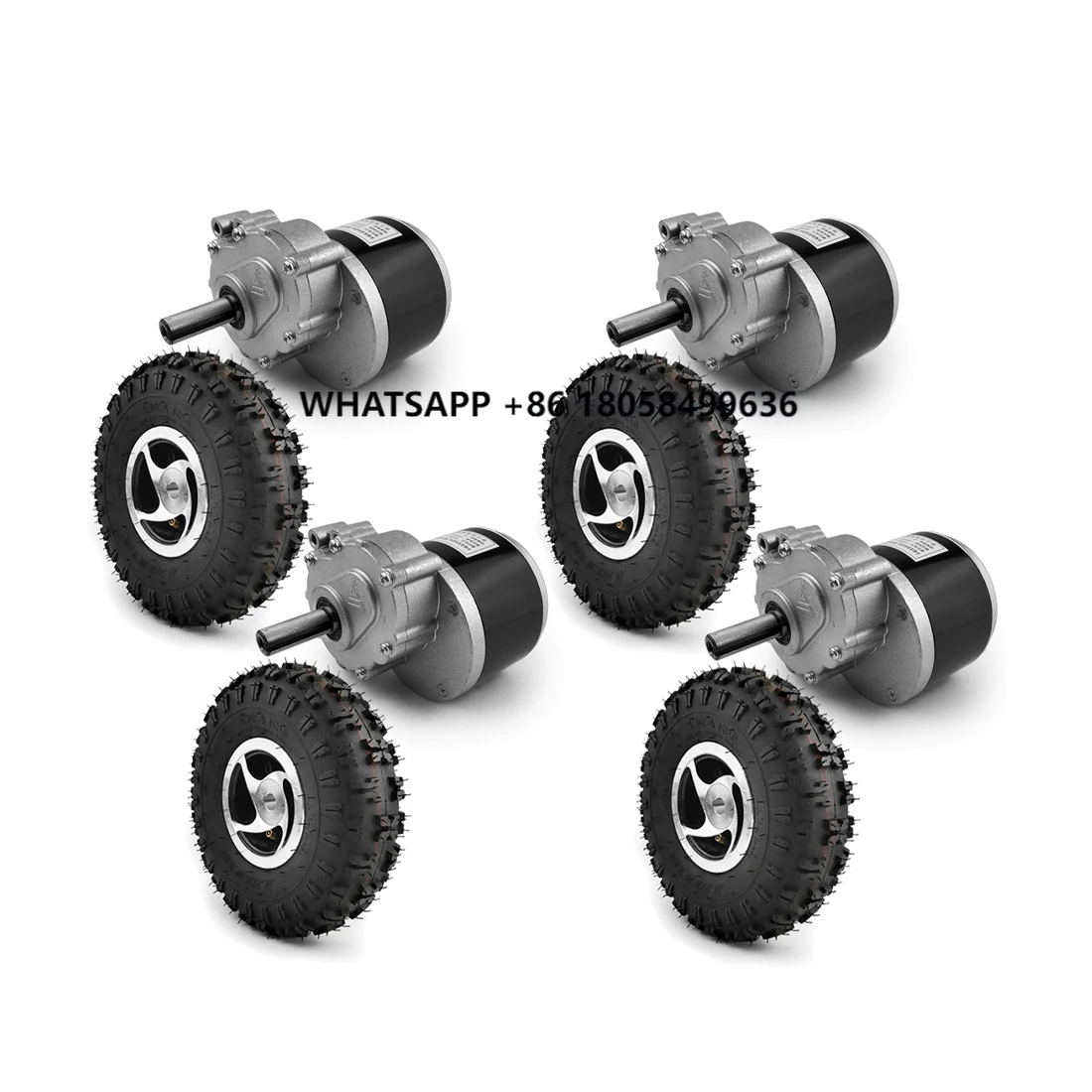 24V 1000W 4WD Electric Four Drive Kit 4.10-4 Off Road Tire 10 Inch Wheel Set for DIY Electrical 4X4 Lawnmower Barrow Trolley Car
24V 1000W 4WD Electric Four Drive Kit 4.10-4 Off Road Tire 10 Inch Wheel Set for DIY Electrical 4X4 Lawnmower Barrow Trolley Car