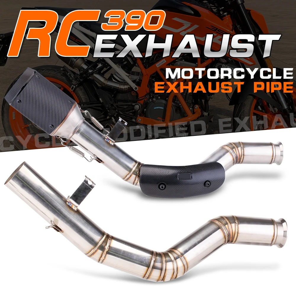Motorcycle Exhaust Slip-On Escape Moto Middle Link Pipe Muffler Bike For DUKE 125(2011-2016) Duke200 2011-2015) 290 RC390
Motorcycle Exhaust Slip-On Escape Moto Middle Link Pipe Muffler Bike For DUKE 125(2011-2016) Duke200 2011-2015) 290 RC390
