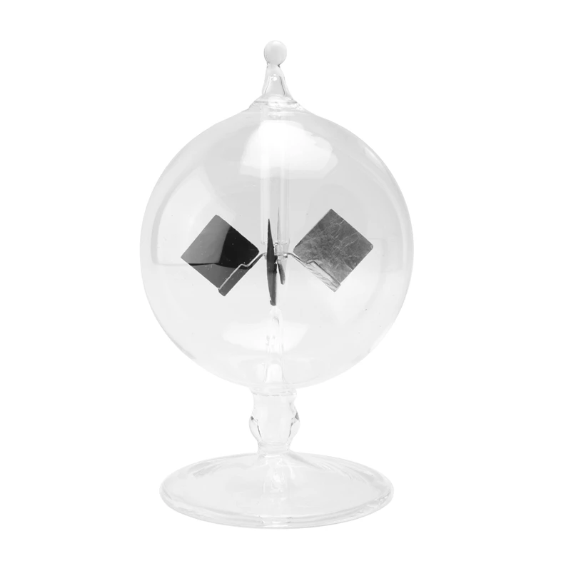 Solar Crookes Radiometer Glass Windmill Handmade Toy for Home Decoration Gift Transparent
Solar Crookes Radiometer Glass Windmill Handmade Toy for Home Decoration Gift Transparent