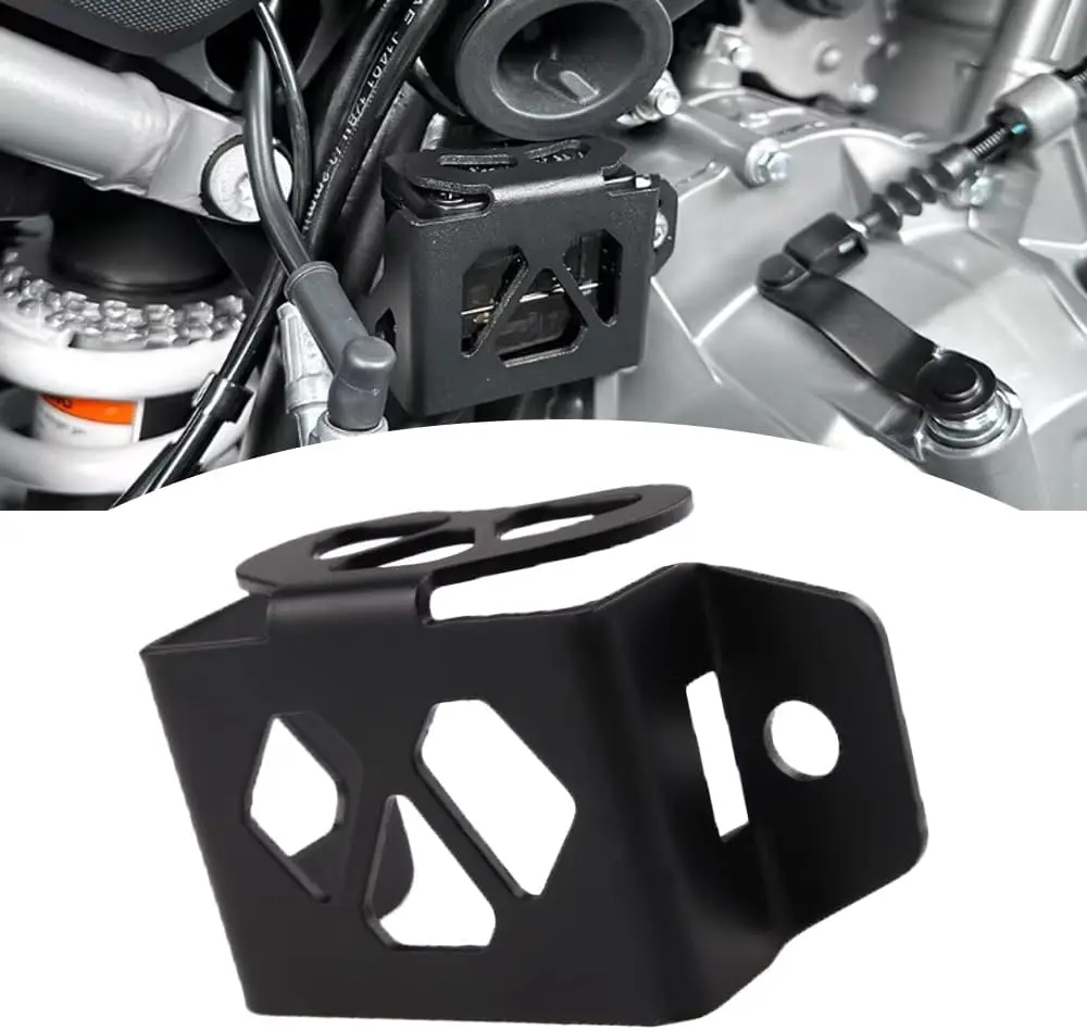 For CFMOTO 450MT 2024 Motorcycle Rear Brake Fluid Reservoir Tank Guard Brake Master Cylinder Protector Cover For CF-MOTO 450 MT
For CFMOTO 450MT 2024 Motorcycle Rear Brake Fluid Reservoir Tank Guard Brake Master Cylinder Protector Cover For CF-MOTO 450 MT
