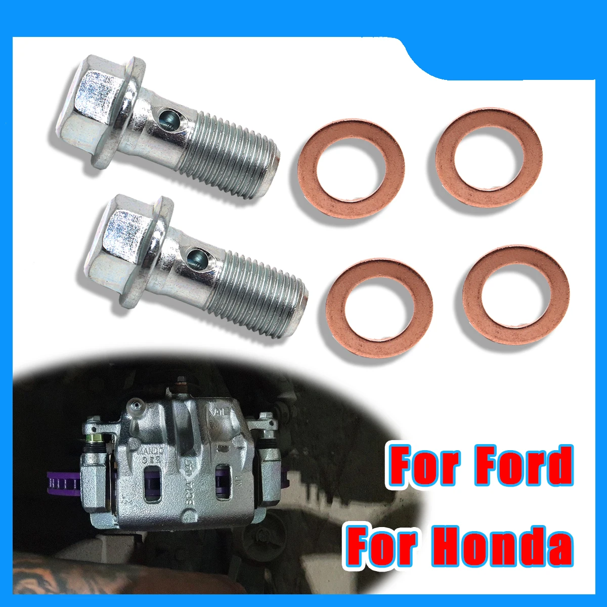 Front Left Right Caliper Hose Lines Banjo Fittings Bolts Sealing Copper Crush Washers For Ford Transit MK4 MK5 Honda Jazz MK4
Front Left Right Caliper Hose Lines Banjo Fittings Bolts Sealing Copper Crush Washers For Ford Transit MK4 MK5 Honda Jazz MK4